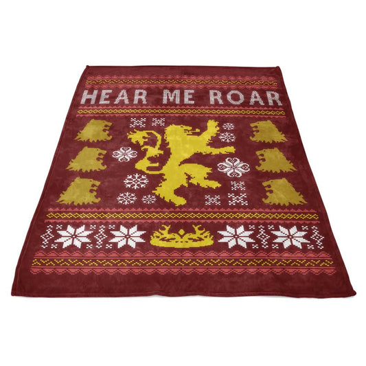 A Lion Always Wraps Their Gifts - Fleece Blanket