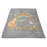 Adopt a Shelter Seal - Fleece Blanket