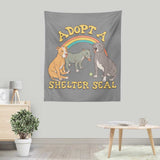 Adopt a Shelter Seal - Wall Tapestry