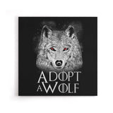 Adopt a Wolf - Canvas Print