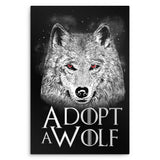 Adopt a Wolf - Metal Print