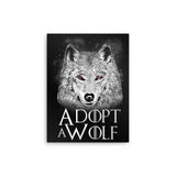 Adopt a Wolf - Metal Print