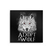 Adopt a Wolf - Metal Print