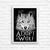 Adopt a Wolf - Posters & Prints