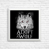 Adopt a Wolf - Posters & Prints