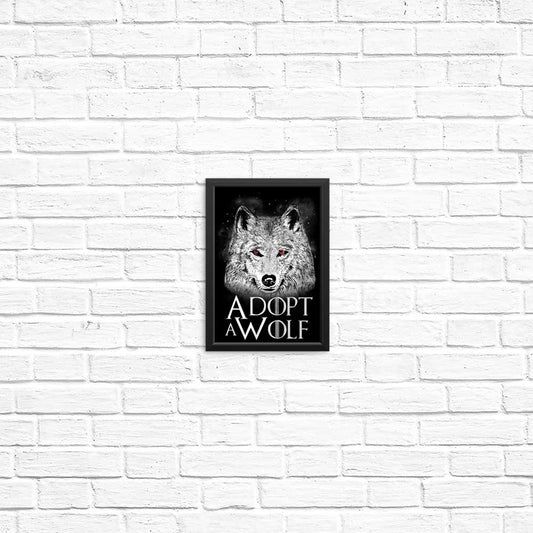 Adopt a Wolf - Posters & Prints