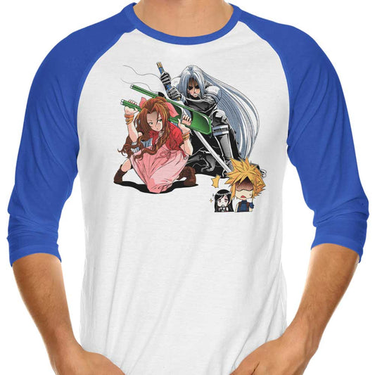 Aerith Ultimate Weapon - 3/4 Sleeve Raglan T-Shirt