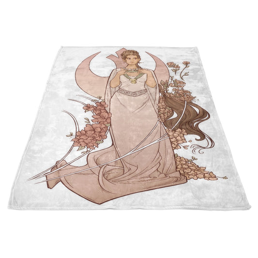 Alderaan Rose - Fleece Blanket