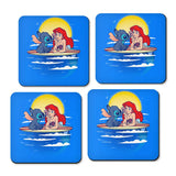 Aloha Mermaid - Coasters