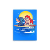 Aloha Mermaid - Metal Print