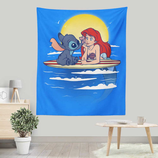 Aloha Mermaid - Wall Tapestry