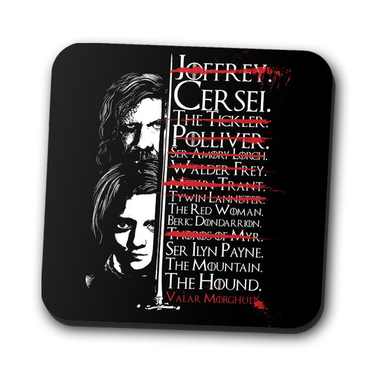 Arya's Prayer - Coasters