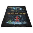 Attack on Goldar - Fleece Blanket