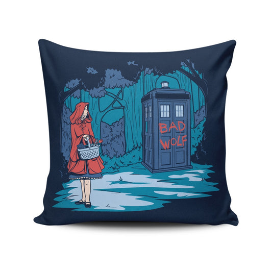 Bad Wolf - Throw Pillow