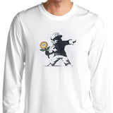 Banksy Flower - Long Sleeve T-Shirt