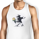 Banksy Flower - Tank Top