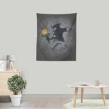 Banksy Flower - Wall Tapestry