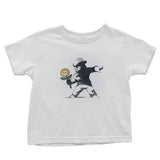 Banksy Flower - Youth Apparel