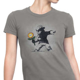 Banksy Flower - Women's Apparel