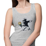 Banksy Flower - Tank Top