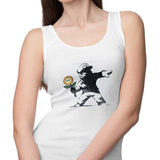 Banksy Flower - Tank Top