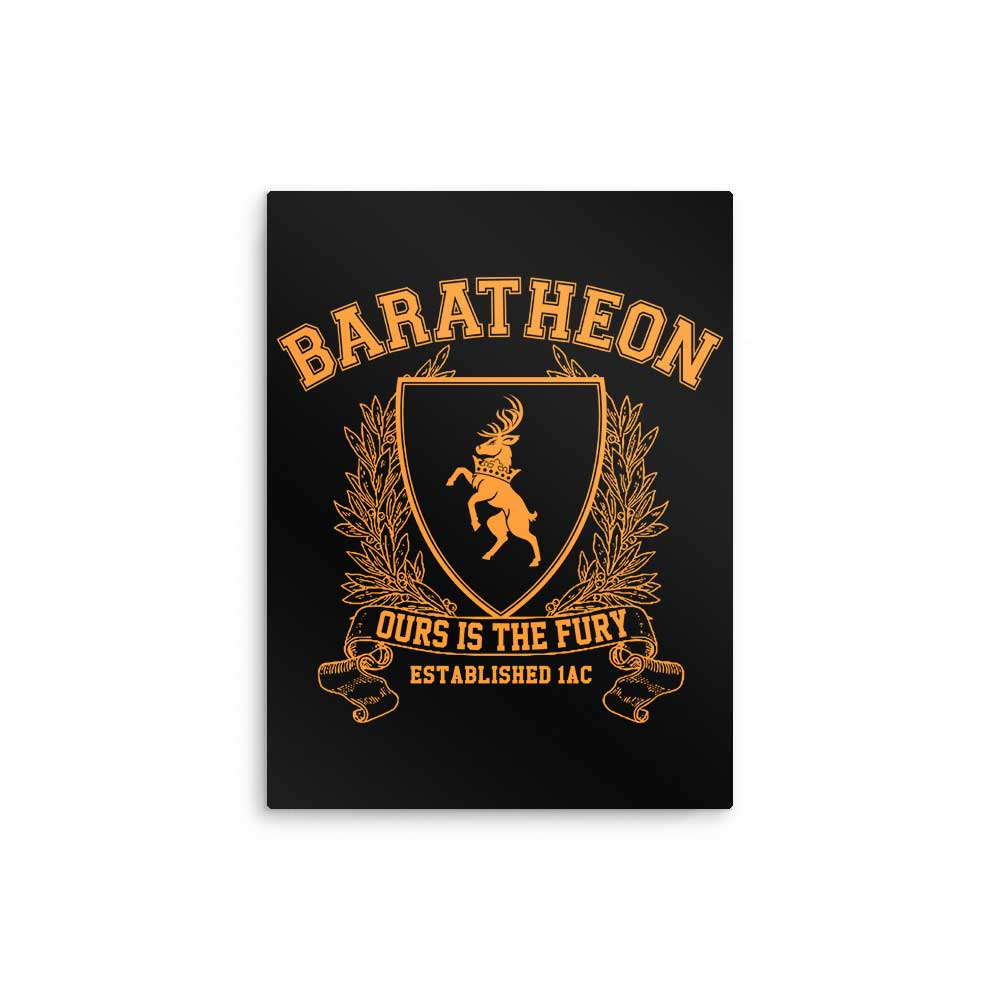 Baratheon University - Metal Print