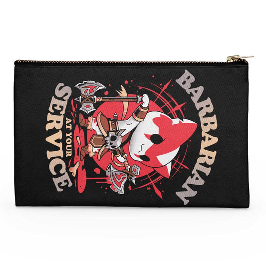 Barbarian at Your Service - Accessory Pouch