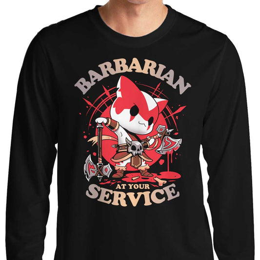 Barbarian at Your Service - Long Sleeve T-Shirt