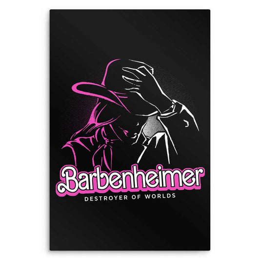 Barbenheimer - Metal Print