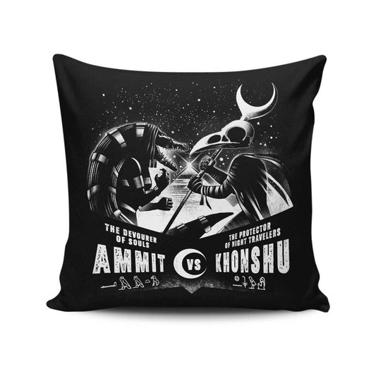 Battle of the Egyptian Gods - Throw Pillow