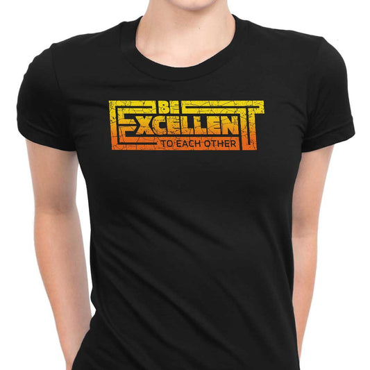 Be Excellent Typography - Women's Apparel