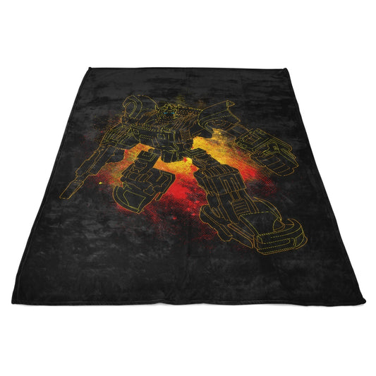 Bee Art - Fleece Blanket