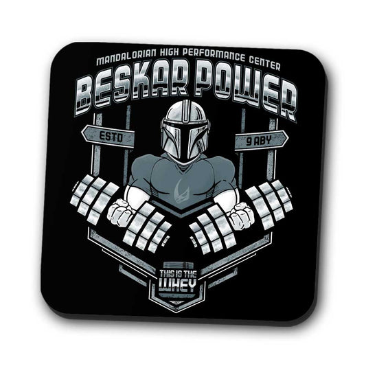 Beskar Power - Coasters