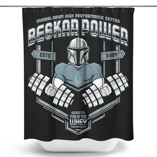 Beskar Power - Shower Curtain