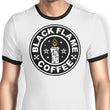 Black Flame Coffee - Ringer T-Shirt