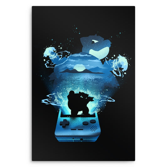 Blue Pocket Gaming - Metal Print