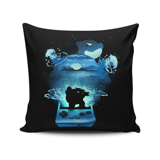 Blue Pocket Gaming - Throw Pillow