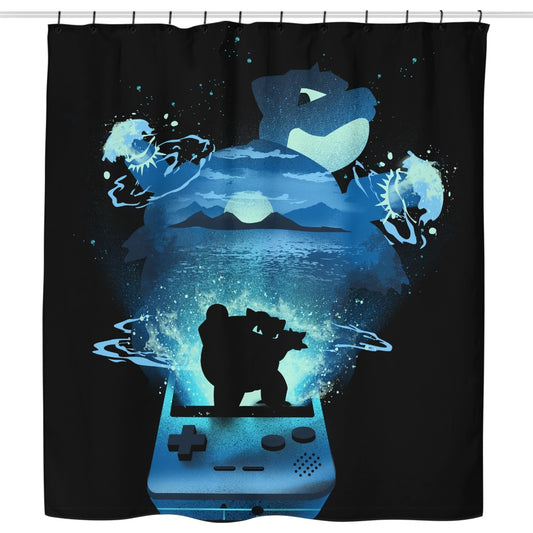 Blue Pocket Gaming - Shower Curtain