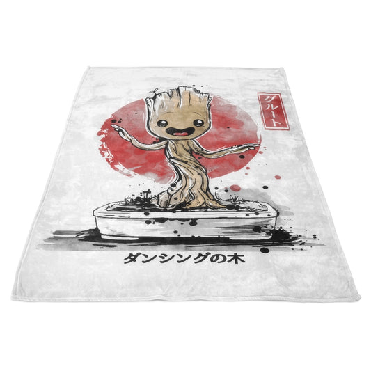 Bonsai Groot - Fleece Blanket