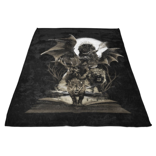 Book of Thrones - Fleece Blanket