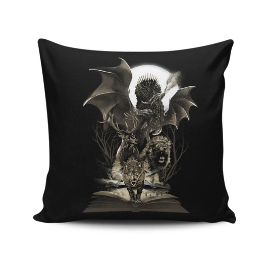 Book of Thrones - Throw Pillow