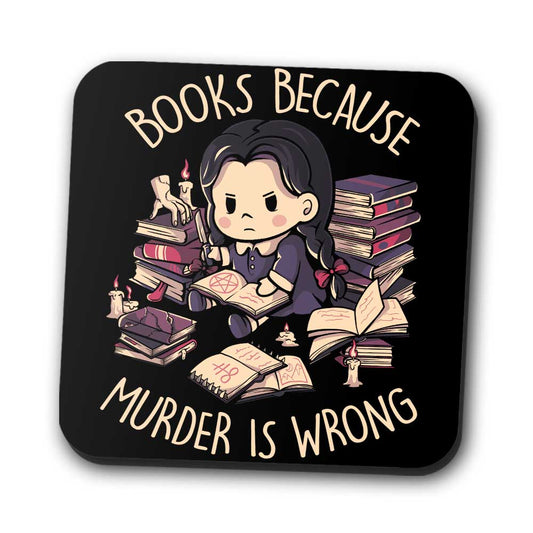 Books Over Murder - Coasters