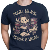 Books Over Murder - Men's Apparel