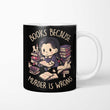 Books Over Murder - Mug