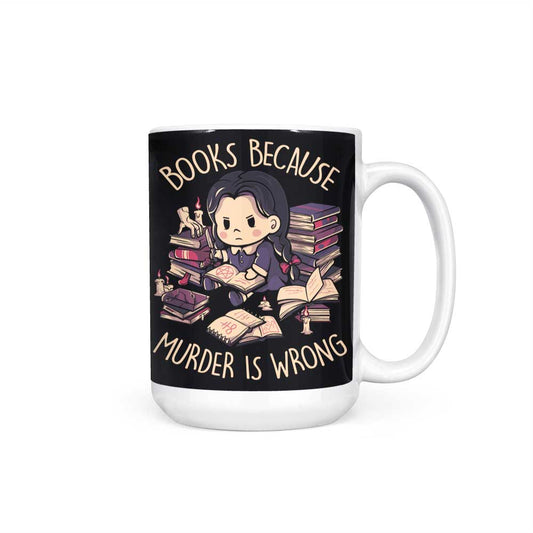 Books Over Murder - Mug