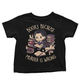 Books Over Murder - Youth Apparel