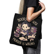 Books Over Murder - Tote Bag