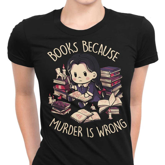 Books Over Murder - Women's Apparel