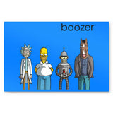 Boozer - Metal Print