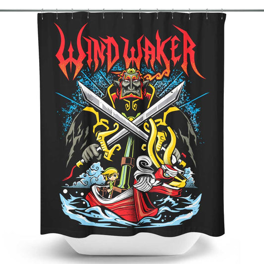 Bring the Wind - Shower Curtain